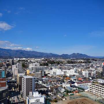 厚木市役所第二庁舎からの眺め