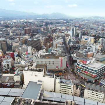 駅周辺（ドローン撮影）